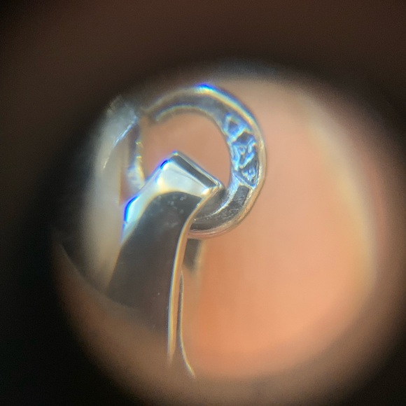 Van Cleef and Arpels Sugilite PURPLE Vintage Alhambra pendant 18k WG - Picture 10 of 12